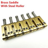 Gambar ASZ Guitar Electric ST Saddle Steel For Style 10.5MM Brass Tremolo TL Guitar Stainless in With Roller Saddles 【Made Bridge Japan】 dari Asep Zikes1 undefined 2 Tokopedia