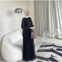 Gambar Gamis kondangan remaja Kinar Gamis Brokat Burgundy Premium Maxi Dress Pesta Exclusive Kekinian Laris dari ibu dasini LLaz undefined 4 Tokopedia