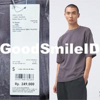 Gambar Vorees - SALE!! Men Kaos Oversized AIRism Katun T-Shirt Oversize Lengan 1/2 Pendek Oversize Polos Pria Wanita COWOK CEWEK JASTIP SALE AIRISM UNIQLO dari Vorees Store undefined 1 Tokopedia
