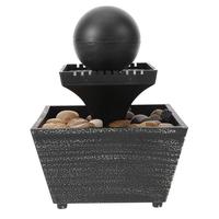 Gambar Relaxation Water Feature Small Fountain Indoor Fountains Table Top Black Resin Office dari PTGROSIR BAKSO TERRBARRRU undefined 1 Tokopedia