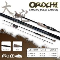 Gambar Joran IROLY OROCHI / LE limited edition spinning / BC baitcasting ultralight solid carbon 198cm / 210cm rod ul 2-6lb dari Hellomo store undefined 3 Tokopedia