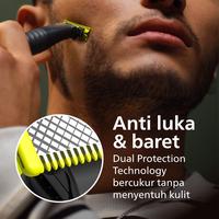 Gambar Dijual Philips | OneBlade | Alat Cukur Electric Hybrid Pria | Cukur dan Tata Tanpa Luka Baret | Handle Pisau Cukur | QP1424/10 - HandleTerlaris - Handle+1Refill dari Nirwa St0re undefined 3 Tokopedia