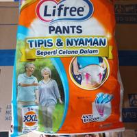 Gambar (SF)[PROMO MURAH 50PCS] LIFREE SACHET PANTS POPOK CELANA DEWASA ORANG TUA M L XL | POPOK DEWASA ADULT LANSIA dari Saff Storeinc undefined 1 Tokopedia