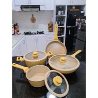 Gambar Yellow Pumpkin Cookware Set Panci Sultan DUK SWIDEN dari stor mart undefined 2 Tokopedia