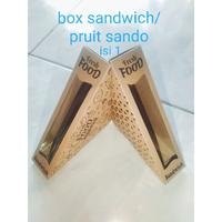 Gambar box mika sandwich/fruit sando segitiga motif size M isi 1 banyak 50pcs dari Ilenestoree undefined 3 Tokopedia