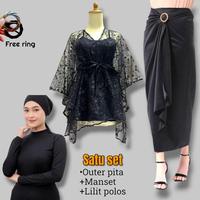 Gambar Paket Kondangan GRATIS RING Outer brokat cape Brokat Crop Kondangan Pesta Brokat seragam Bridesmaid Terbaru 2024 Muslim Cantik Panjang Kebaya Wanita Dewasa HAPPY SHOPPING DAN TERIMAKASIH . dari Kios Bu Dimas undefined 1 Tokopedia