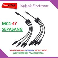 Gambar Mc4-4Y Connector Mc4 Cabang 4 (Sepasang) 1000V Solar Panel Surya Terbaru dari KINDOM JAYA undefined 1 Tokopedia