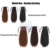 Gambar Ikat Rambut Palsu Model Lurus & Gelombang ala Wanita Korea - Medium & Panjang - Ekor Kuda - Tersedia Warna Hitam, Coklat Tua, Coklat Muda dari Anggayudha8 undefined 5 Tokopedia