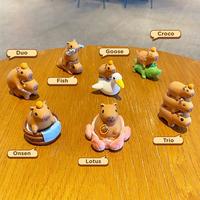 Gambar TOKKADO Capybara Figure Pajangan Original Miniatur Dekorasi Hiasan Kapibara Lucu dari azero store undefined 3 Tokopedia