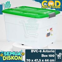 Gambar Ready! Micton Lion Star Basic Home Bvc-8 Astoria Box 100 Container Plastik Storage Box Multifungsi Kotak Penyimpanan Plastik 100 Liter Dengan Roda Kontainer Serbaguna Besar Jumbo Tahan Lama Cocok Untuk Mainan Pakaian Dan Barang Rumah Tangga Pindahan Air dari rahayu18161 undefined 4 Tokopedia