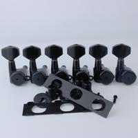 Gambar GLY Pegs Tuning Hexagonal Style Black Guyker SG Lock 1:18 with Guitar ST String Head Electric for Handle Machine LP TL Key dari Guluyu Store undefined 2 Tokopedia