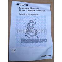 Gambar Mesin Gergaji Alumium Hitachi C10FCE2 C 10FCE2 Miter Saw 255mm 10" dari rodiati87767 undefined 3 Tokopedia