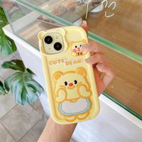 Gambar Cartoon Cute 3D Yellow Bear Silicone Soft Case for IPhone 12 13 14 15 Pro Max 11 15Pro 14Pro IPones I15 Kids Girls Womens Cover dari QUENSSBENS undefined 3 Tokopedia