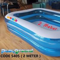 Gambar (COD) Kolam renang anak 2 METER kolam mandi bola ukuran jumbo inflatable pool kolam renang karet KERANJANG KUNING Kado Permainan dari Salman Toys_NEW undefined 2 Tokopedia