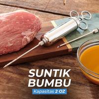 Gambar CHUNYU SURU Meat Tenderizer Sauce Injector Suntik Bumbu Pelunak Daging dari karpetshoppp undefined 1 Tokopedia