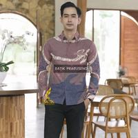 Gambar new barca lavender kemeja batik pria slimfit premium lengan panjang bahan katun halus lapis furing dari BerkahBersamaKitaa undefined 1 Tokopedia
