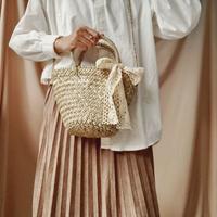Gambar Tas Anyaman Bali Kerajinan Bangkok Etnik Wanita Mendong Selempang Vintage NERINA by Maki Gallery dari toko povi undefined 4 Tokopedia