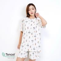 Gambar LilChic- Pajamas Set - Tencel Long Set Rocket Bear dari suparnooooo undefined 4 Tokopedia
