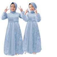 Gambar Maxi Adila Kid / 2-12 Tahun / S-M-L-XL-XXL / Tidak Ada Jilbab / Tidak Ada Masker / Gamis Anak Perempuan / Fashion Muslim / Pakaian Muslim Anak Perempuan Bunga Gaun Kombinasi Mutiara dari envjola undefined 3 Tokopedia