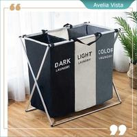 Gambar Keranjang Tempat Cucian Baju Pakaian Bersih Kotor Laundry Bag Besar dari avelia vista undefined 1 Tokopedia