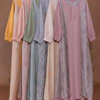 Gambar SyariStyle- Gamis random model d azhura butik kode B Baju dari rkoenun undefined 4 Tokopedia