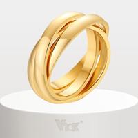 Gambar TERLARIS VNOX GOLD TRINITY RING FOR WOMEN INTERLOCKING BAND RING STATEMENT RING MINIMALIST PROMISE RING MURAH!!! MURAH dari KAHJN SHOP 23 undefined 1 Tokopedia