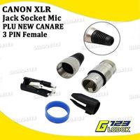 Gambar Soket Canon Canare XLR Plug Female Microphone Connector Konektor Mic - 1001 Hijau dari AKS GROSIR99 undefined 2 Tokopedia