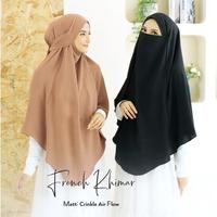 Gambar Hijab Jilbab Syari Putih Tulang Kerudung Dewasa Daily French Khimar dari DHEA AKS HIJABS undefined 2 Tokopedia
