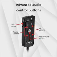 Gambar HyperX Cloud II Gaming Headset Hi-Fi 7.1 Surround Sound/Detachable Mic/USB Sound Card For PC PS Cloud 2 Wired Gaming Headphone dari One Shoot55 undefined 4 Tokopedia