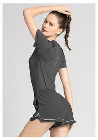 Gambar Kaos Dry Fit Wanita Yoga Senam Gym Lari Baju Olahraga Mesh Jaring "BX7 dari lunaa food undefined 4 Tokopedia
