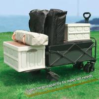 Gambar Collapsible Heavy Duty Foldable Wagon Shopping Beach Garden Pull Trolley Collapsible Folding Outdoor Portable Utility Cart dari iibbiryatii undefined 2 Tokopedia