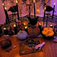 Gambar Wooden Divination Pendulum Board Engraved Magic Board Ouija Board Metaphysical Message Witch's Pendulum Board Kit dari Mulumba undefined 5 Tokopedia