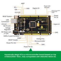 Gambar Keyestudio 37 in 1 Box Sensor Kit  V2.0 Mega Controller Board Sensor Electronic Kit For Arduino Starter Kit 37Pcs Modules dari Aita Mall undefined 5 Tokopedia