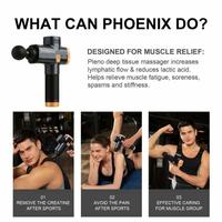 Gambar PHOENIX A2 - Portable Electric Muscle Massage Gun Deep Tissue Massager dari Tanaga Online Shop undefined 4 Tokopedia