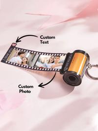 Gambar Custom Text Film  Roll Keychain Personalized Camera Memory Keychain With 5/10/15/20 Photos Memorial Gift Jewelry Drop dari iibbuummiimmiinnnn undefined 3 Tokopedia