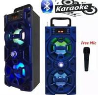 Gambar PALING MURAH!!! Speaker Bluetooth MH-38BT Gratis Mic karaoke player FM Speaker Bluetooth FY-801 Free Mic karaoke player karoeke FM Radio digital Super Bass Subwoofer aktif Doble Speaker dari LAPAK MUSIK undefined 2 Tokopedia