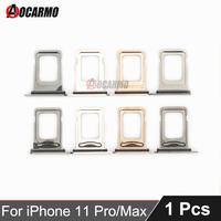 Gambar 1Pcs/Lot For Apple iPhone 11 Pro / 11Pro Max 11PM SIM Card Tray Drawer Holder Single Dual Slot Replacement Parts dari L SANTI SHOP undefined 1 Tokopedia