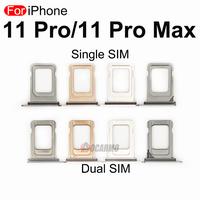 Gambar 1Pcs/Lot For Apple iPhone 11 Pro / 11Pro Max 11PM SIM Card Tray Drawer Holder Single Dual Slot Replacement Parts dari L SANTI SHOP undefined 3 Tokopedia