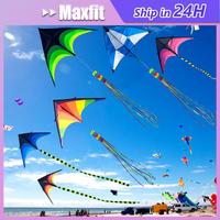 Gambar Layang Layang Besar Mainan Layangan Pantai Bahan Nylon Awet Bisa Dilipat Portable Sudah Termasuk Benang / Tali Beach Kite Toys Mainan Anak dari GROSIR AGEN MAESTFO TRRBARRU undefined 4 Tokopedia