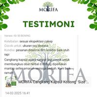 Gambar MORIFA Cangkang Kapsul Kosong  Size 1 Bening Vegan Natural Rumput Laut Halal - ISI 100 BENING dari MORIFA MORINGA undefined 5 Tokopedia