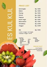 Gambar JASA CETAK DAN DESAIN DAFTAR MENU ES TEH JUMBO, WARUNG MAKAN, MIE LEVEL, ES KUL-KUL BISA REQUEST * - 1 lembar dari SANS PICT OFFICIAL undefined 5 Tokopedia