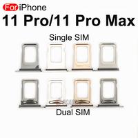 Gambar 1Pcs/Lot For Apple iPhone 11 Pro / 11Pro Max 11PM SIM Card Tray Drawer Holder Single Dual Slot Replacement Parts dari L SANTI SHOP undefined 2 Tokopedia