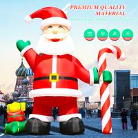 Gambar 20 / 26 / 33 ft Inflatable Santa Claus Giant Christmas Inflatable Decoration Chimney with Reindeer 3 Size Available dari BEE SAVE STORE undefined 3 Tokopedia