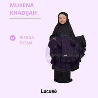 Gambar Mukena Muslim Anak Khadijah Lucuna Warna Hitam Size 2-7 Tahun Syari dari AssStore122 undefined 4 Tokopedia