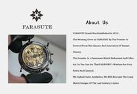 Gambar Jam Tangan Pria FARASUTE Vintage Jumping Hour Men's Watch Automatic Mechanical Jump Hour Movement Sapphire Waterproof   Highend Luxury Men Watch - CN, Salmon dari BlackNeko undefined 4 Tokopedia