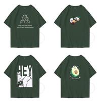 Gambar [Murce] ELLIPSESINC Kaos Oversized SAGE GREEN x ARMY GREEN dari linda toko45 undefined 4 Tokopedia