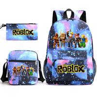 Gambar ROBLOX Backpack 3pcs Usb Waterproof Backpack Casual Travel Backpack Women Men Large Capacity Travel Laptop Backpack School Bags dari bggiy undefined 3 Tokopedia