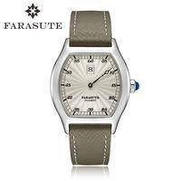 Gambar Jam Tangan Pria FARASUTE Vintage Jumping Hour Men's Watch Automatic Mechanical Jump Hour Movement Sapphire Waterproof   Highend Luxury Men Watch - CN, Salmon dari BlackNeko undefined 1 Tokopedia