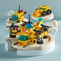 Gambar Building Blocks Rocket Police Truck City Fire Car Helicopter Tank Crane Bricks Set Toys for Kids Children Build block dari ganisv undefined 5 Tokopedia