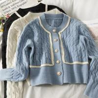 Gambar [Ayobeli] Markas Fashion99 Outer ootd Cardigan rajut ZM888 /378 Good Quality Panjang Knitwear Atasan Baju Kardigan Oversize Sweater Crop Top Kancing Wanita Basic Tebal Wol Kerah dari wirantostr undefined 4 Tokopedia